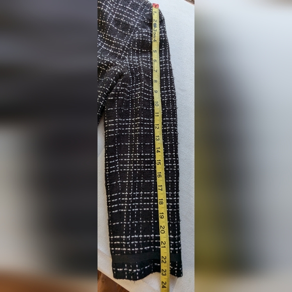 Karen Scott Tweed Black Sport Blazer Jacket Sz Women's 10 Acrylic Metallic Lined - Picture 8 of 15